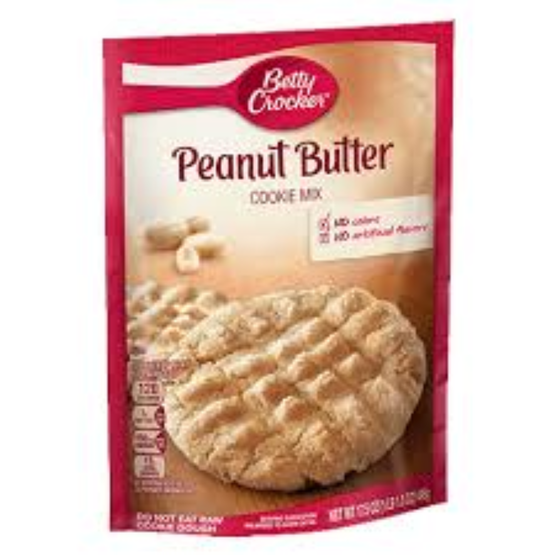 BETTY CROCKER COOKIE MIX PEANUT BUTTER 204G
